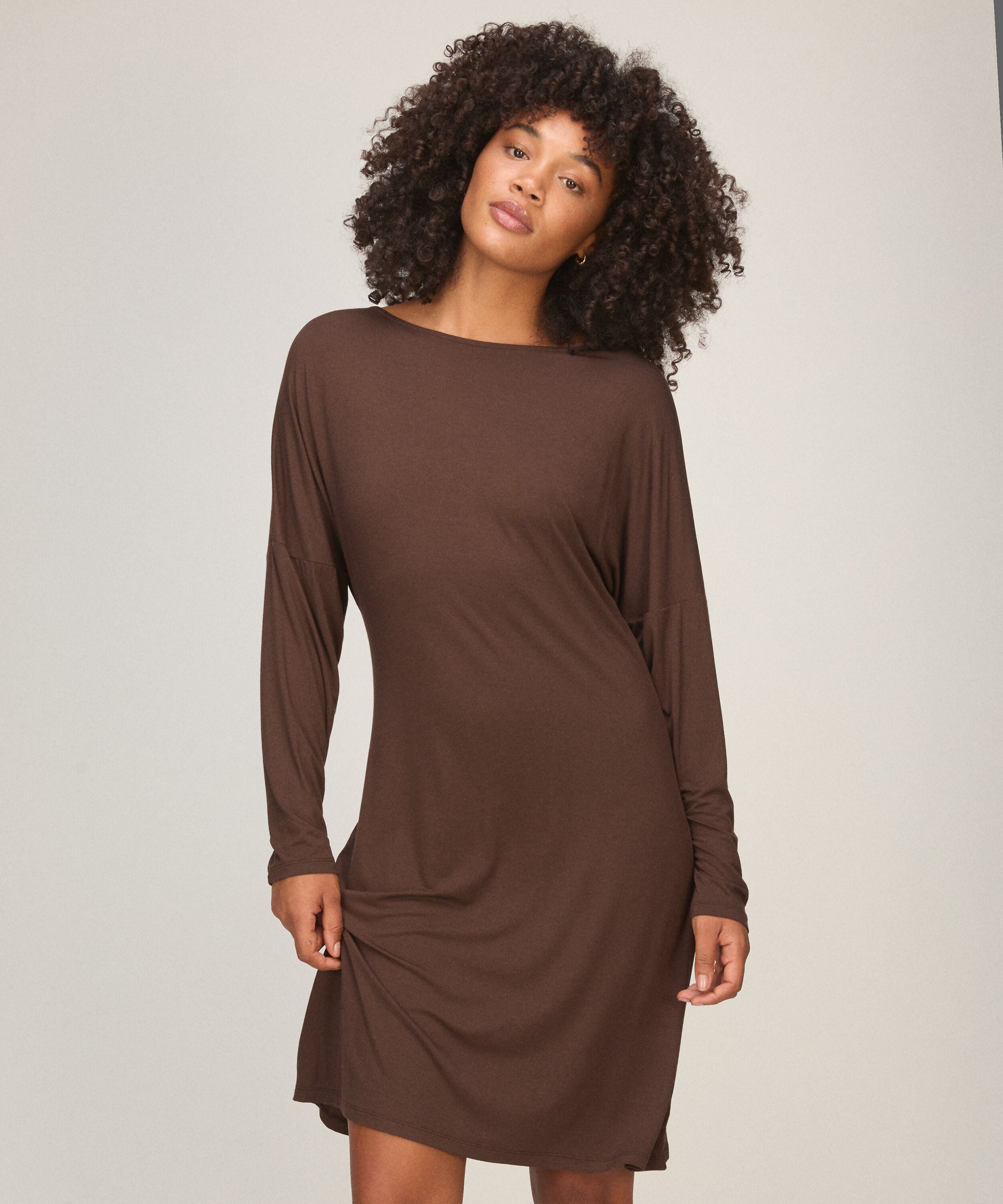 Camisola Jersey Essential, Marrón Camisola Jersey Essential, Marrón