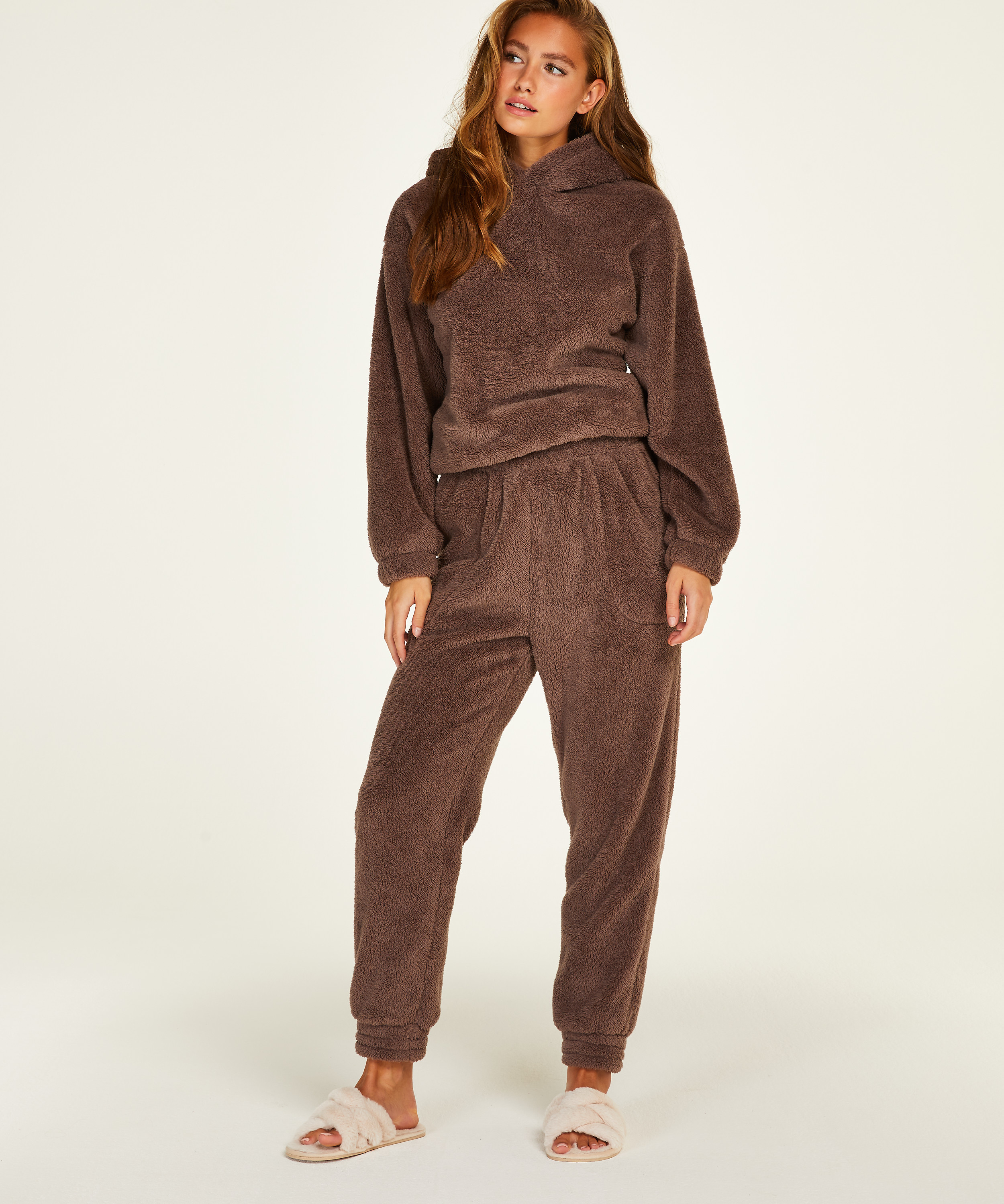 Sudadera con capucha Fleece Snuggle, Gris, main