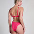 Top de bikini con aros preformado Scallop, Rosa