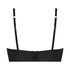 Sujetador preformado longline con aros Jacqueline, Negro