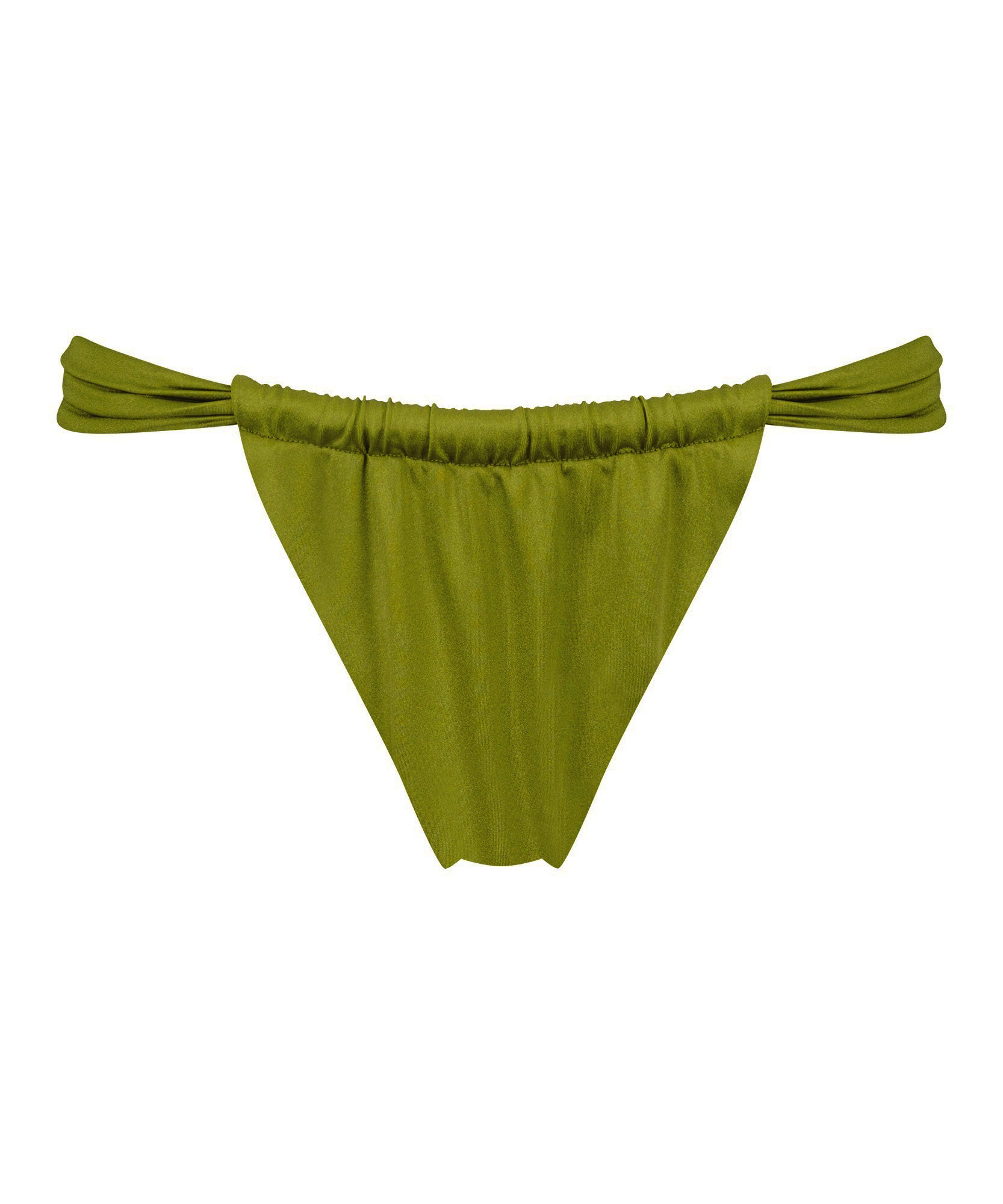 Braguita de bikini de corte alto Palm, Verde, main
