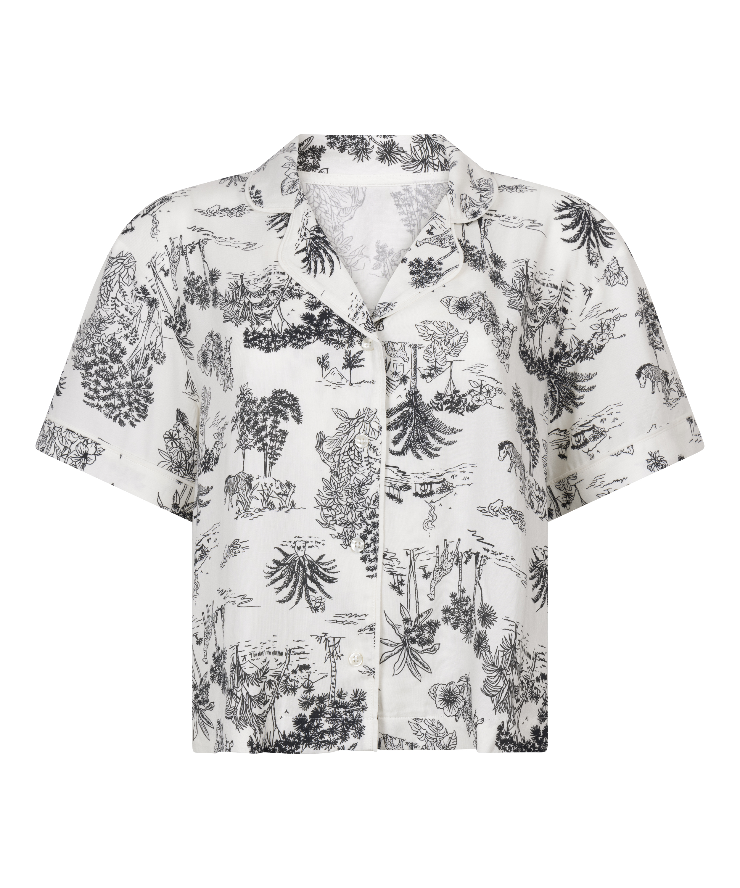 Chaqueta de manga corta, Blanco, main