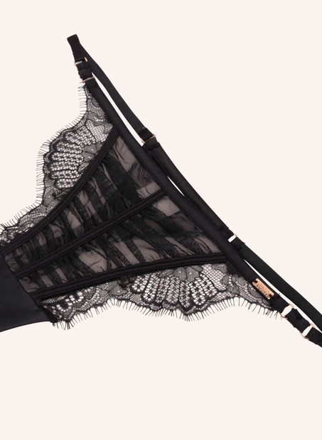 Tanga Cynthia tiro alto, Negro