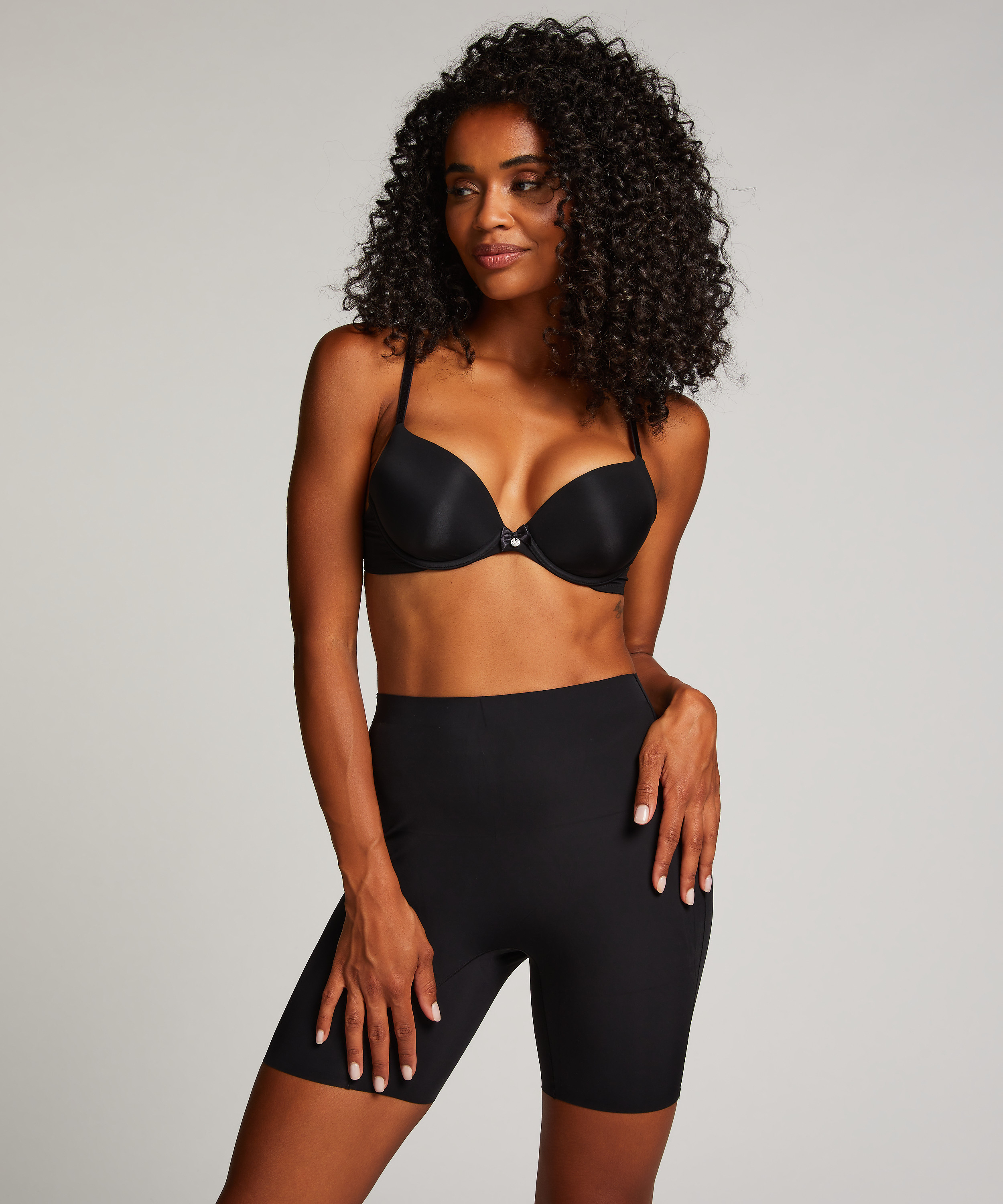 Pantalones cortos antirozaduras, Negro, main