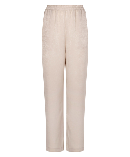 Pantal&oacute;n de sat&eacute;n, Beige