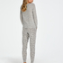 Conjunto de regalo de pijama largo jersey, Gris