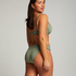 Braguita de Bikini Rio Scallop, Verde