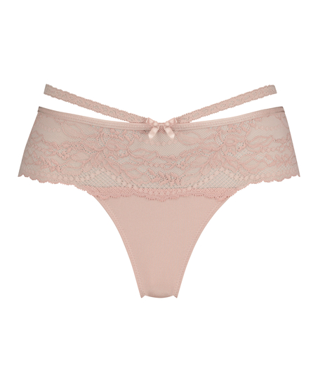 Tanga b&oacute;xer Francesca, Rosa