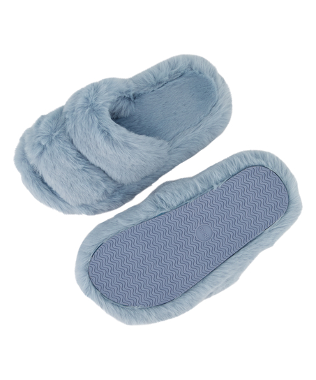 Pantuflas Hannah, Azul