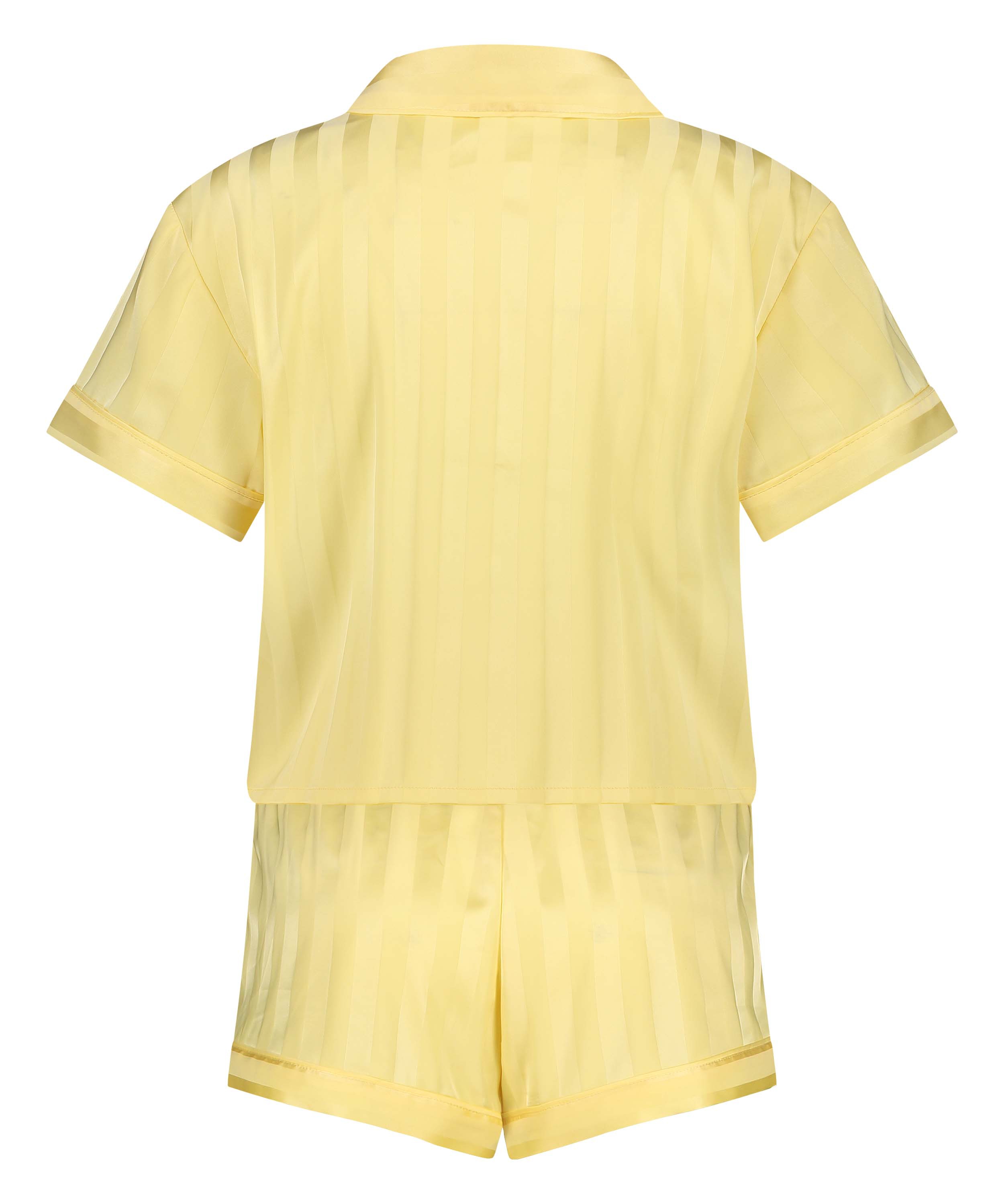 Conjunto de pijama Satin, Amarillo, main