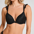 Sujetador push-up Posie de aros preformado, Negro