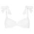 Top de bikini de aros preformado Santorini Vivian Hoorn, Blanco
