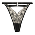 Tanga de tiro alto Tara, Negro