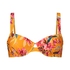 Top de bikini con aros preformado Orchid, Amarillo