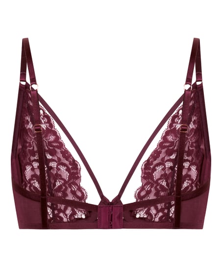 Sujetador sin aros y sin copas Cinnamon, Rojo