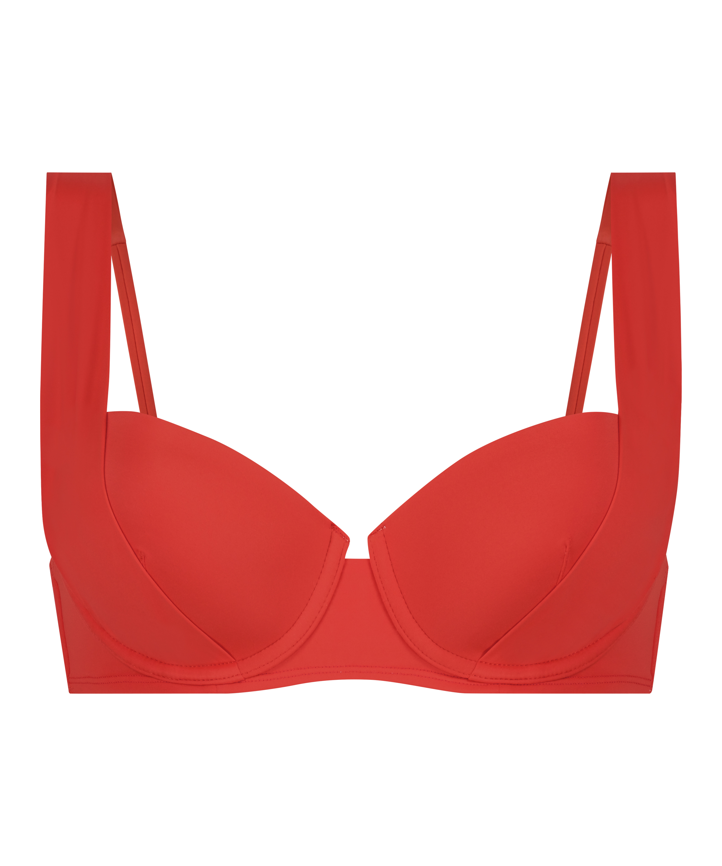 Top de bikini de aros preformado Sardinia, Rojo, main
