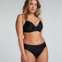 Top de bikini Luxe, Negro