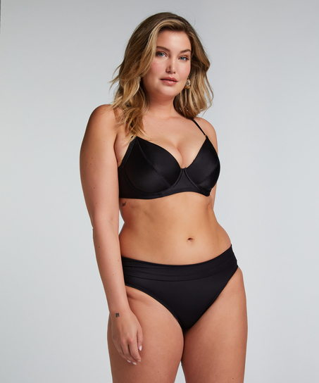 Top de bikini Luxe, Negro