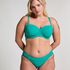 Braguita de Bikini Rio Scallop, Verde