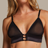 Bralette Mesh Essentials, Negro