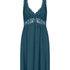 Vestido lencero Nora Lace, Azul