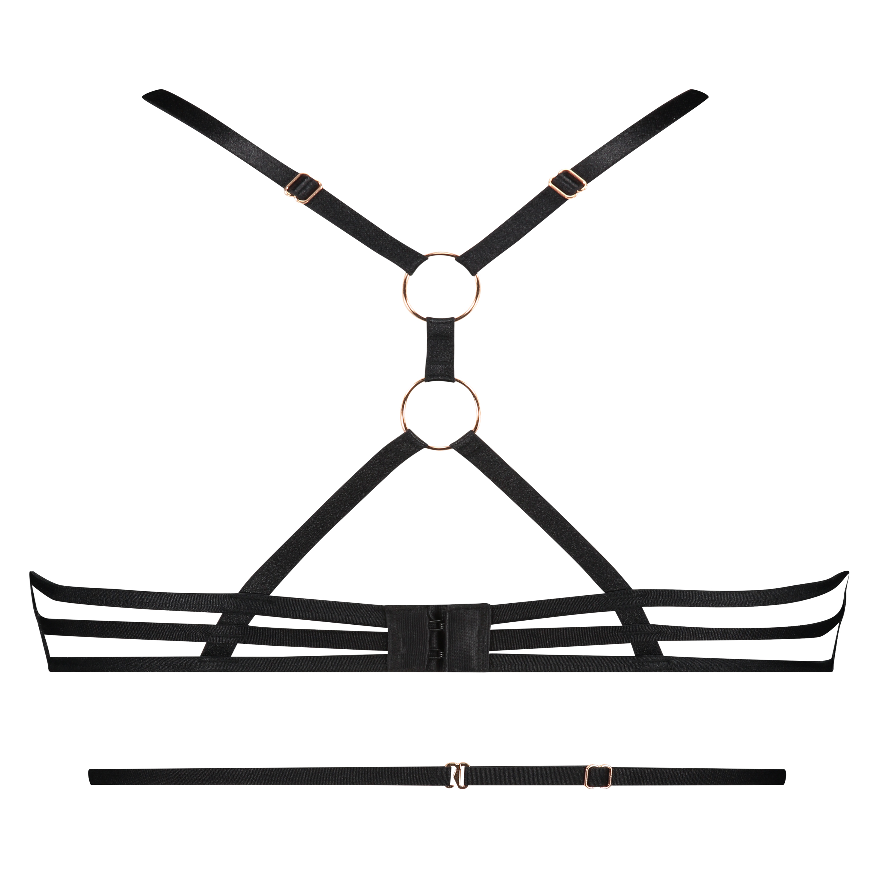 Sujetador de aros no preformado Dahlia, Negro, main