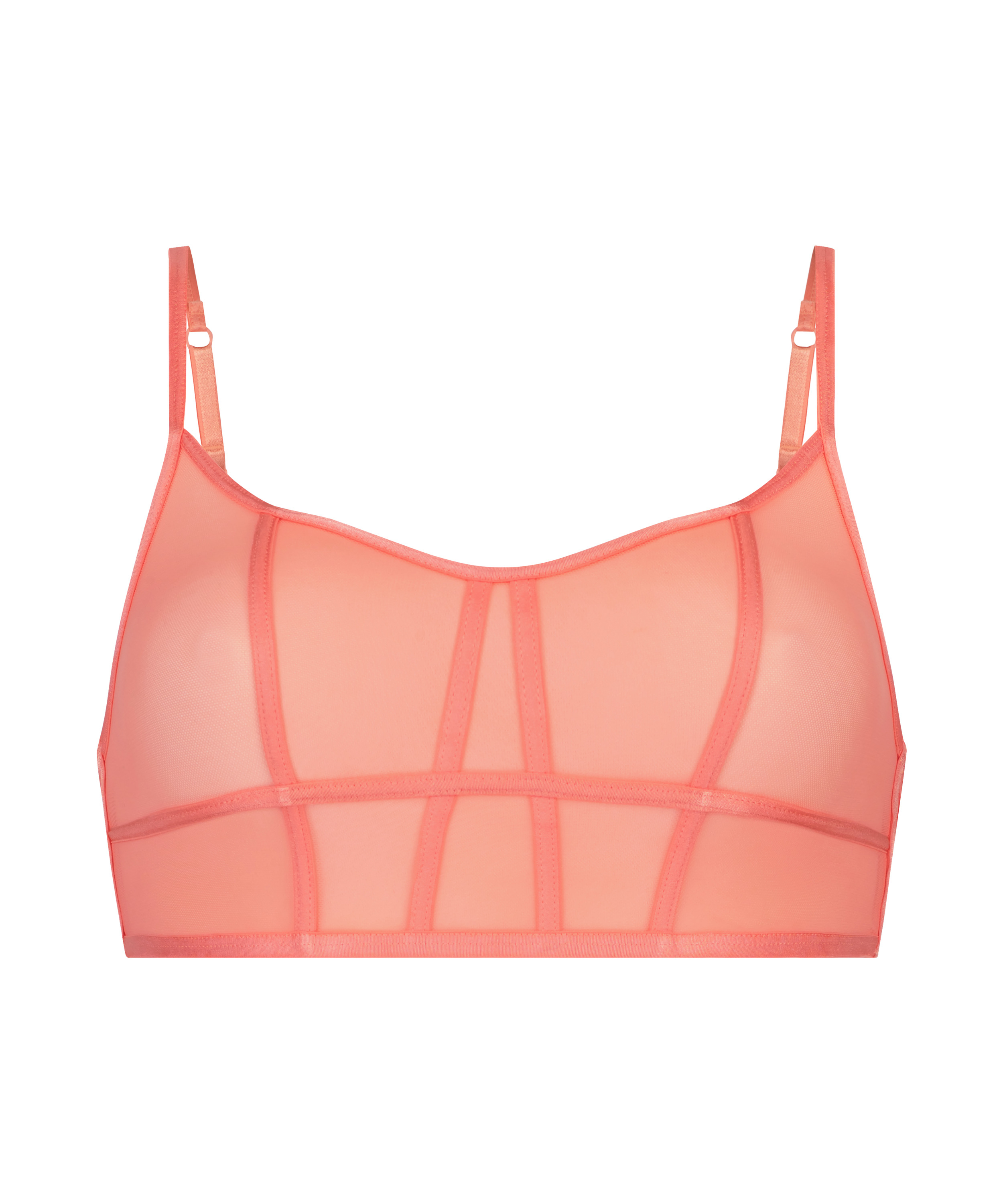 Bralette longline Sexi Mesh, Naranja, main