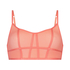 Bralette longline Sexi Mesh, Naranja