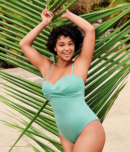 Bañador estilo bandeau Crawl de Eres de color Verde Mujer Ropa de Moda de baño de Bañadores y trikinis 