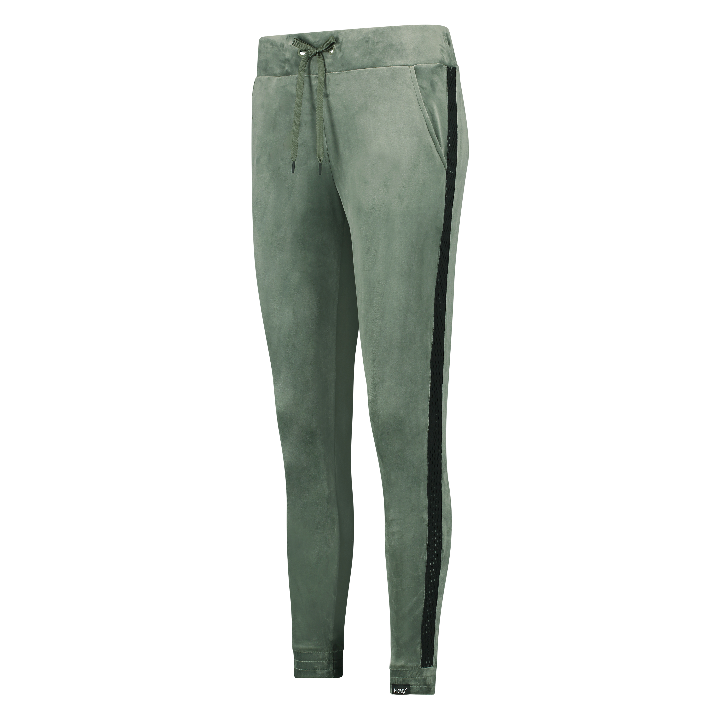 Pantal&oacute;n de deporte de terciopelo de HKMX, Verde, main