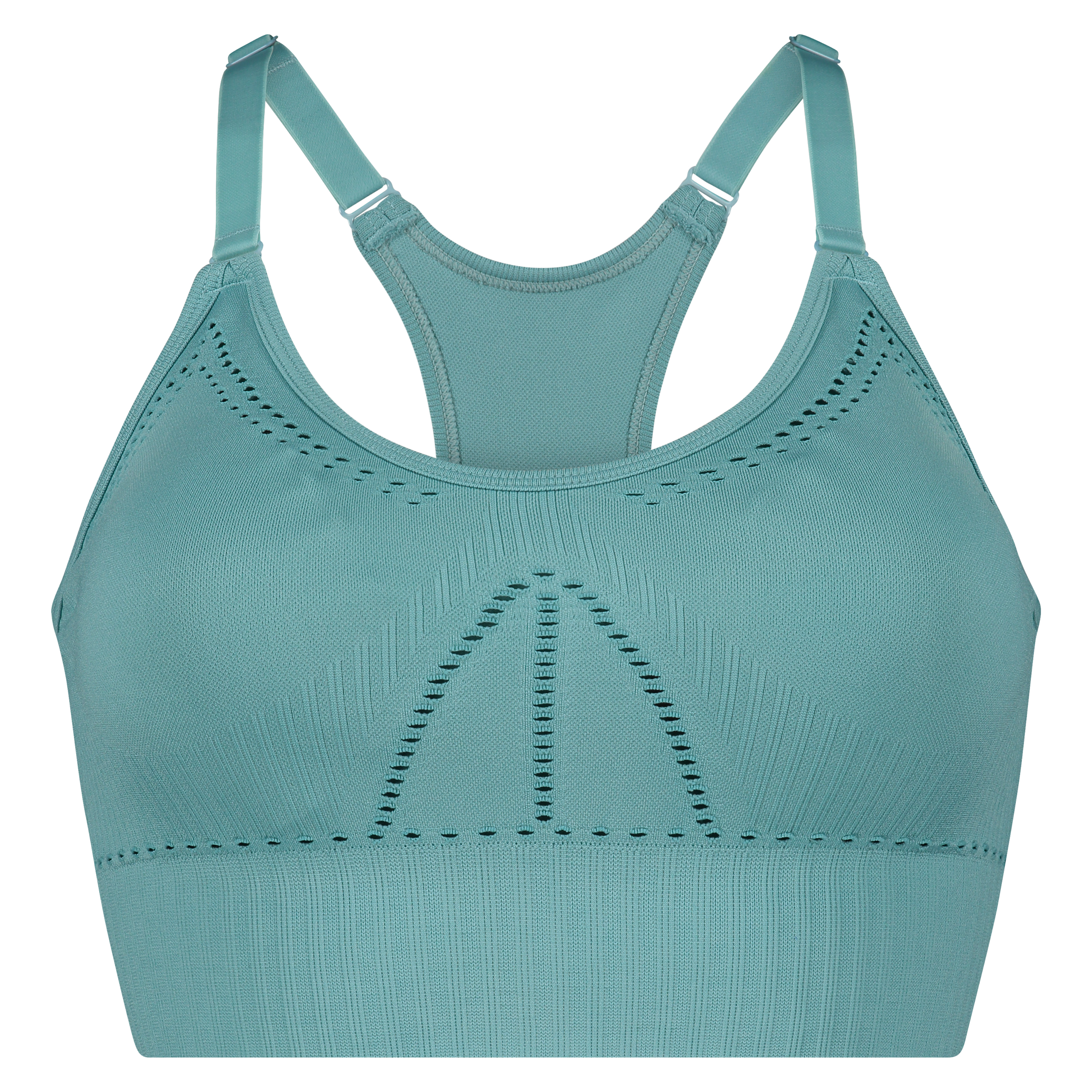 Sujetador deportivo HKMX The comfort de nivel 1, Verde, main