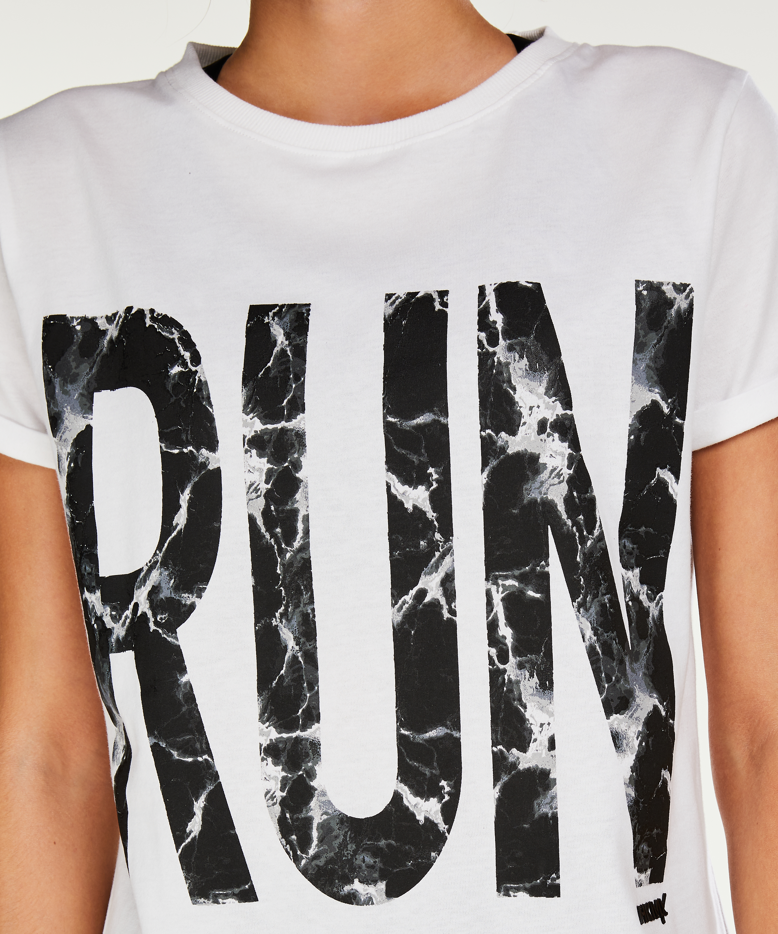 Camiseta de deporte HKMX con manga corta, Blanco, main