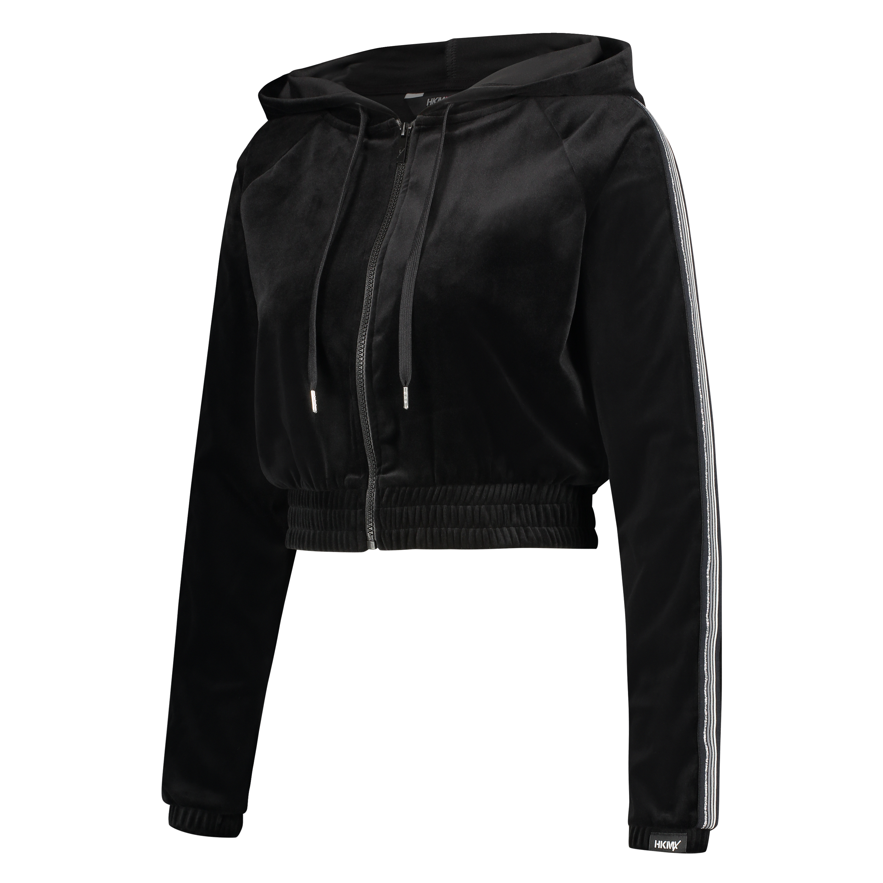 Chaqueta deportiva HKMX  de terciopelo, Negro, main