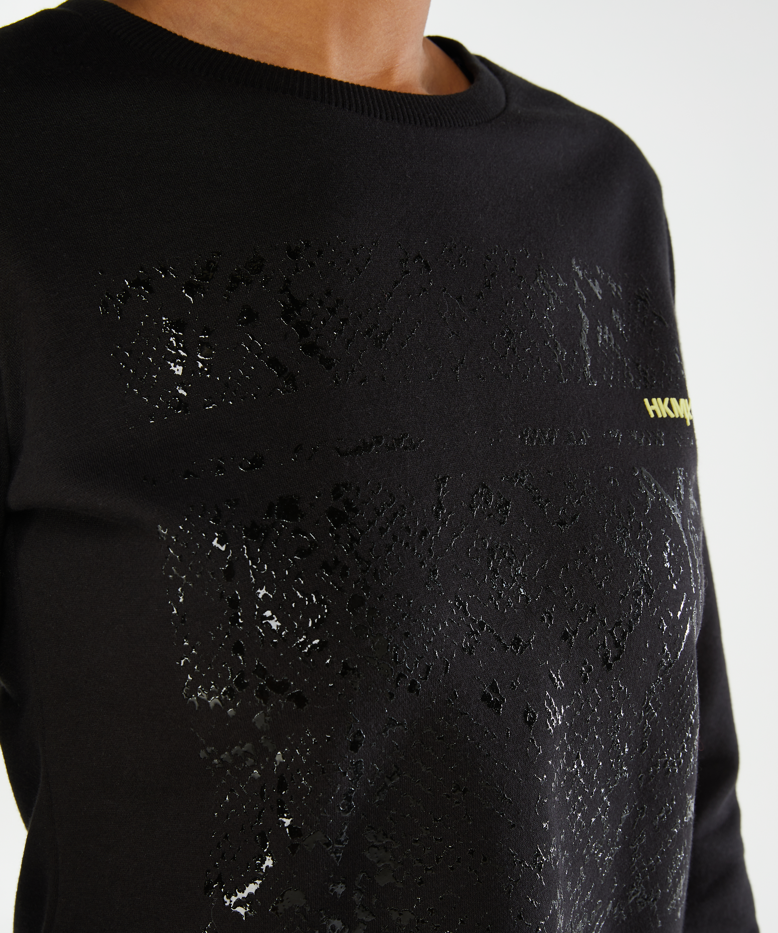 Sudadera corta HKMX, Negro, main