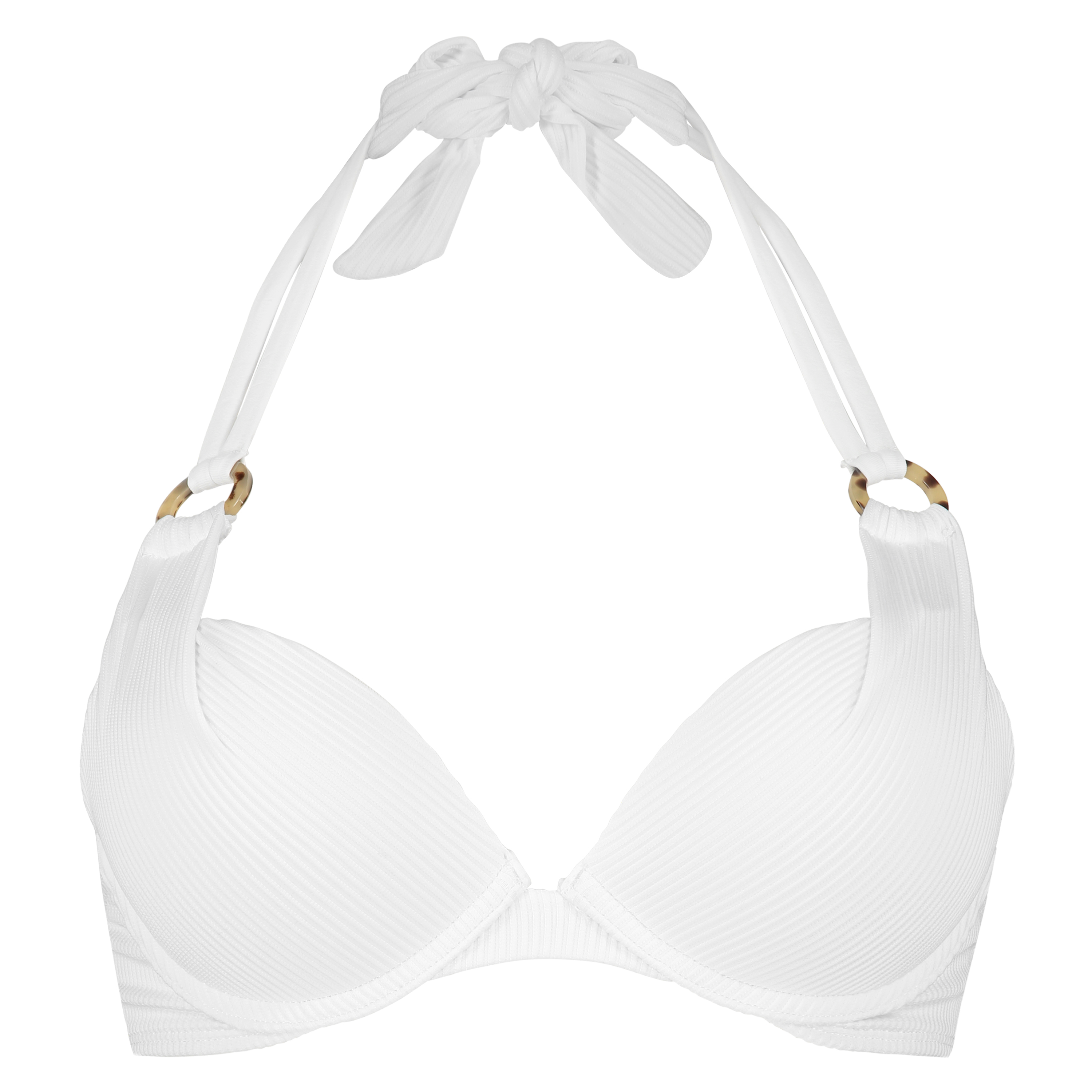 Top de bikini push-up Duran Copa A - E, Blanco, main