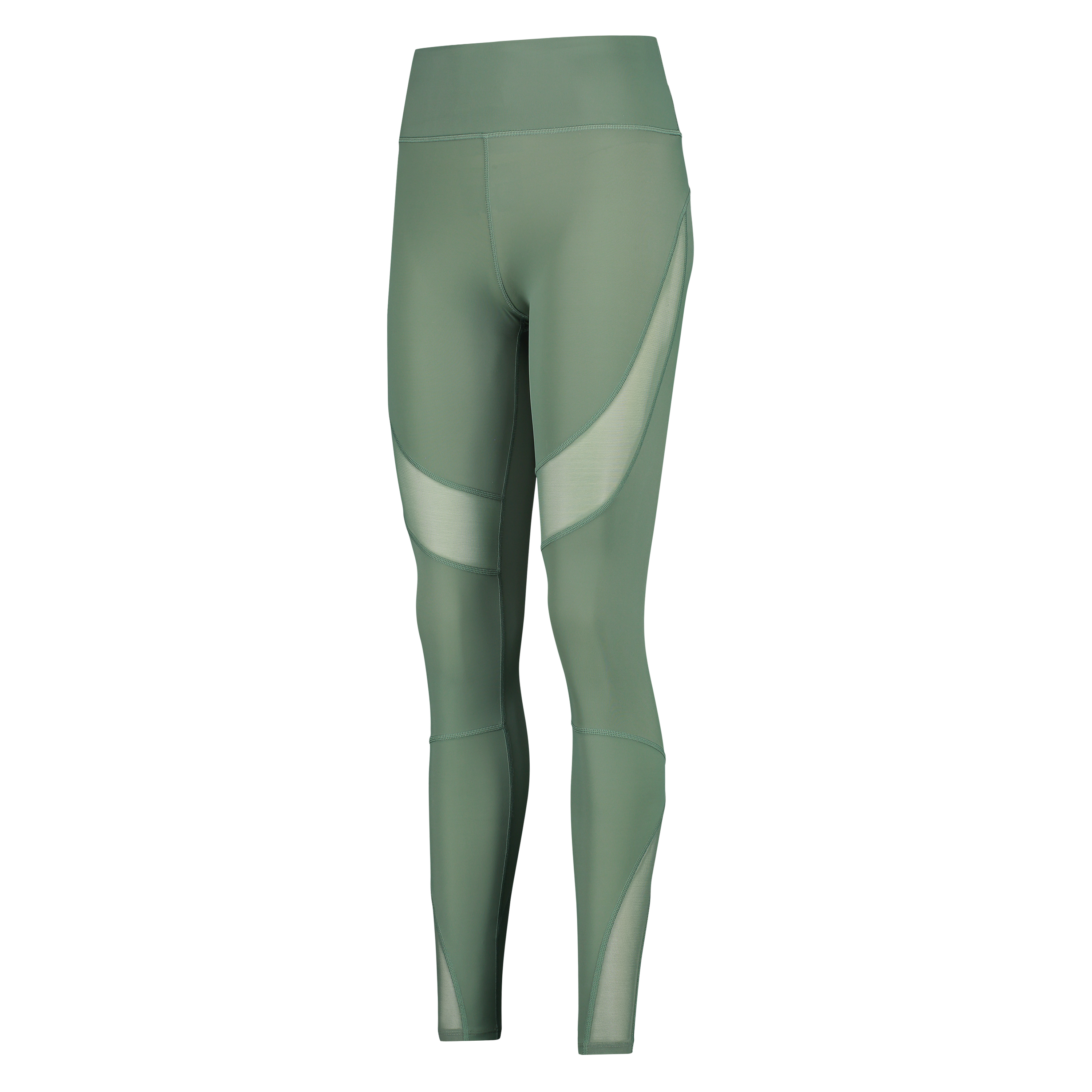 Mallas deportivas de rejilla con cintura alta de nivel 3 de HKMX, Verde, main