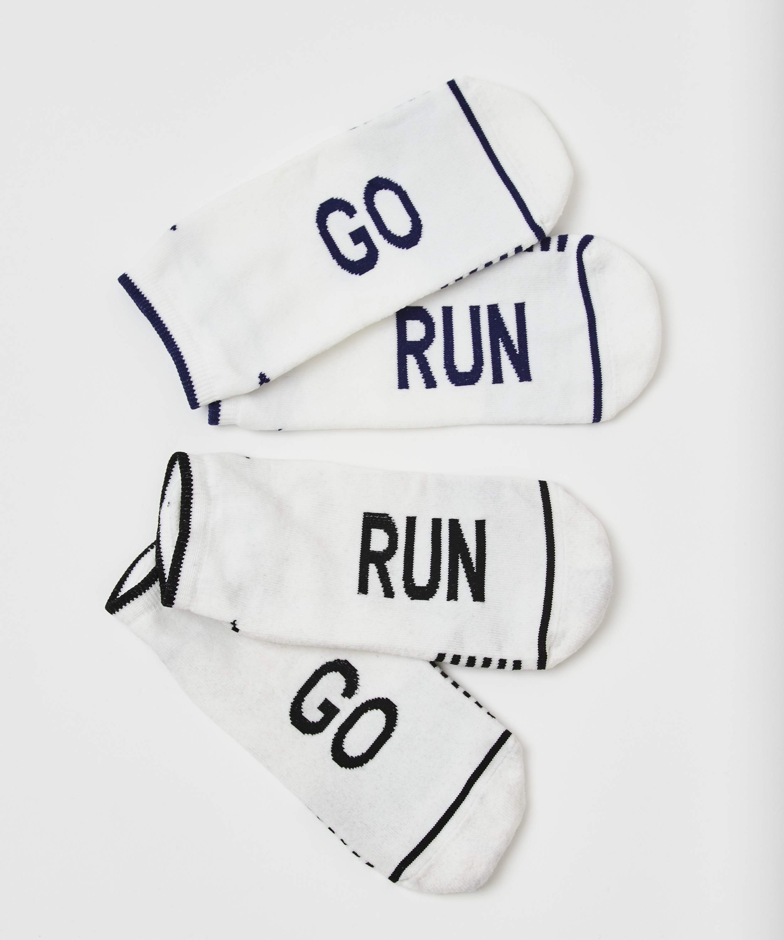2 pares de calcetines de deporte HKMX, Blanco, main