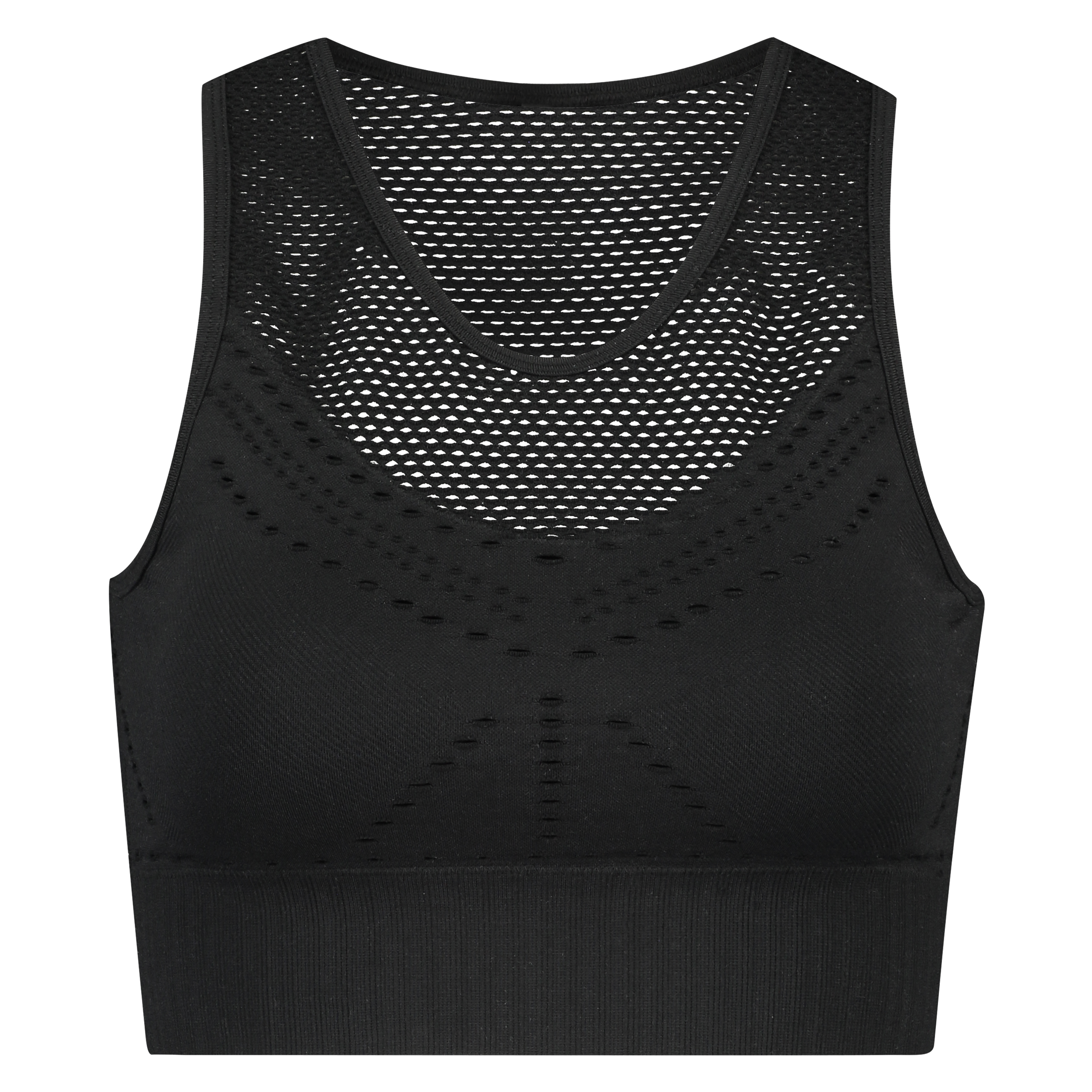 Sujetador deportivo HKMX The highneck nivel 2, Negro, main