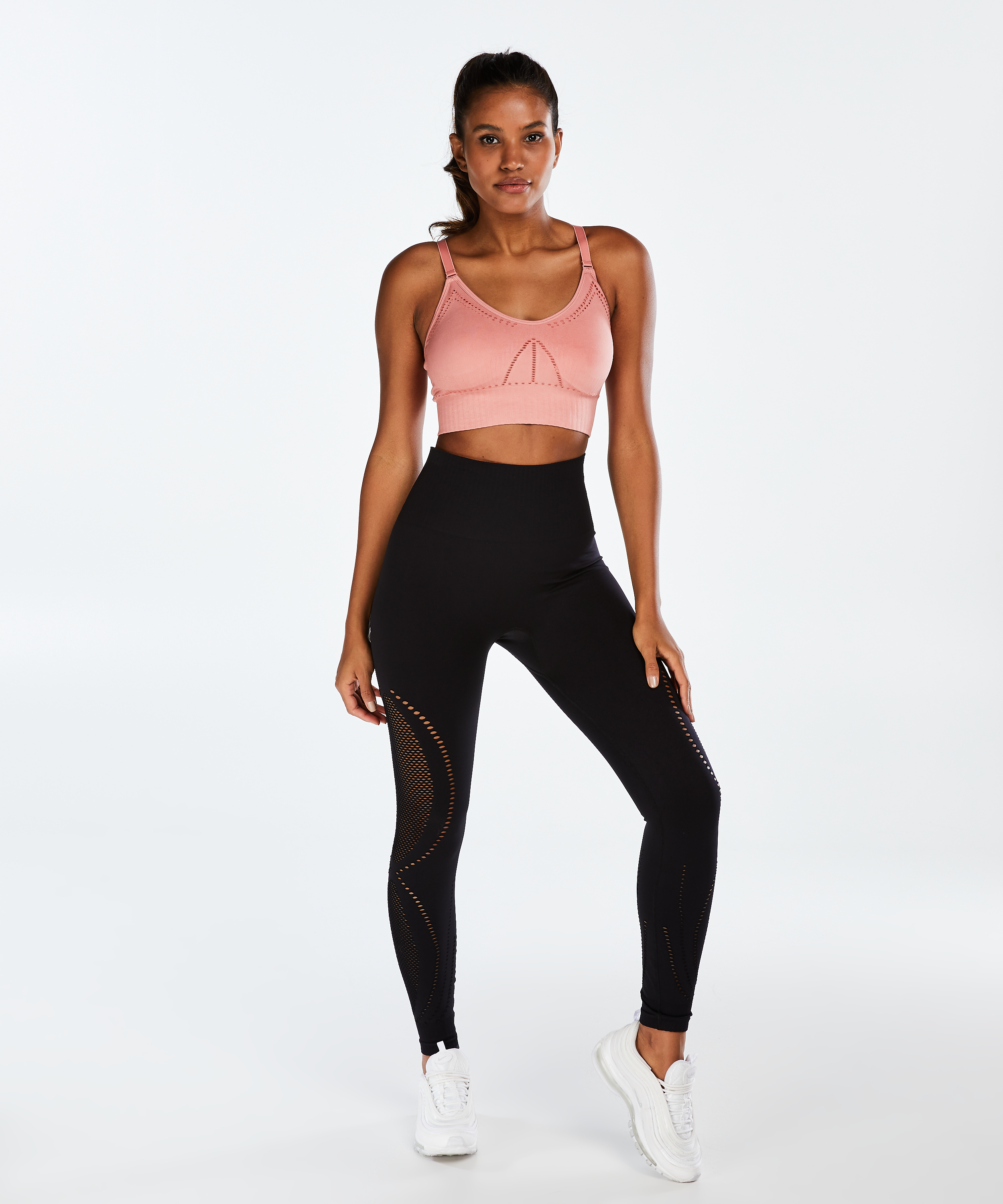 Sujetador deportivo HKMX The comfort de nivel 1, Rosa, main
