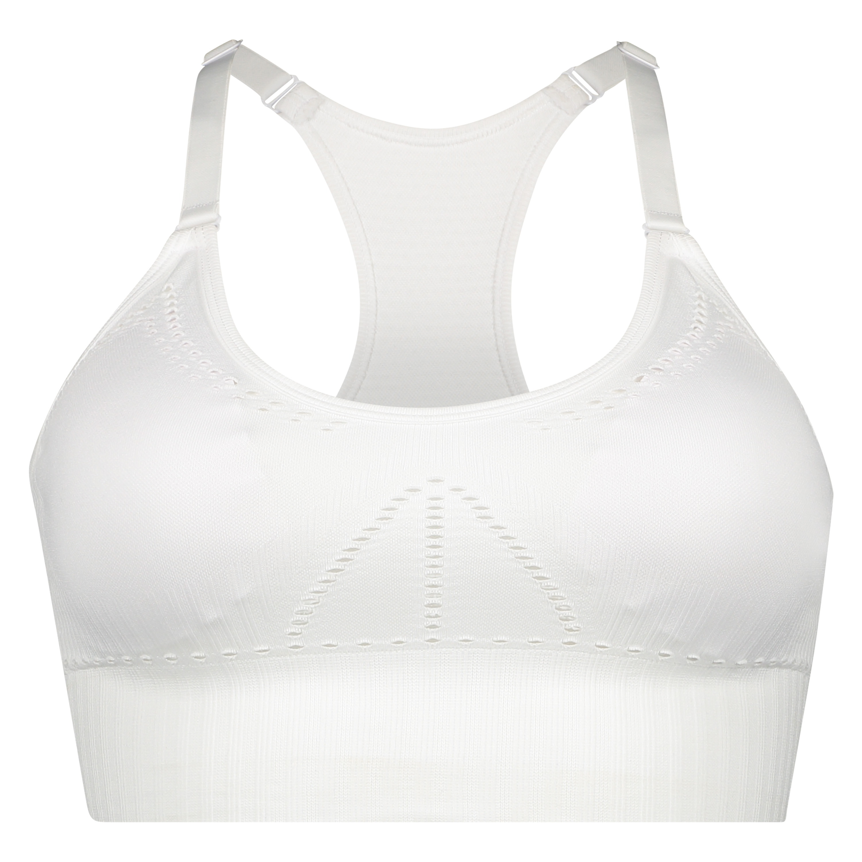 Sujetador deportivo HKMX The comfort de nivel 1, Blanco, main