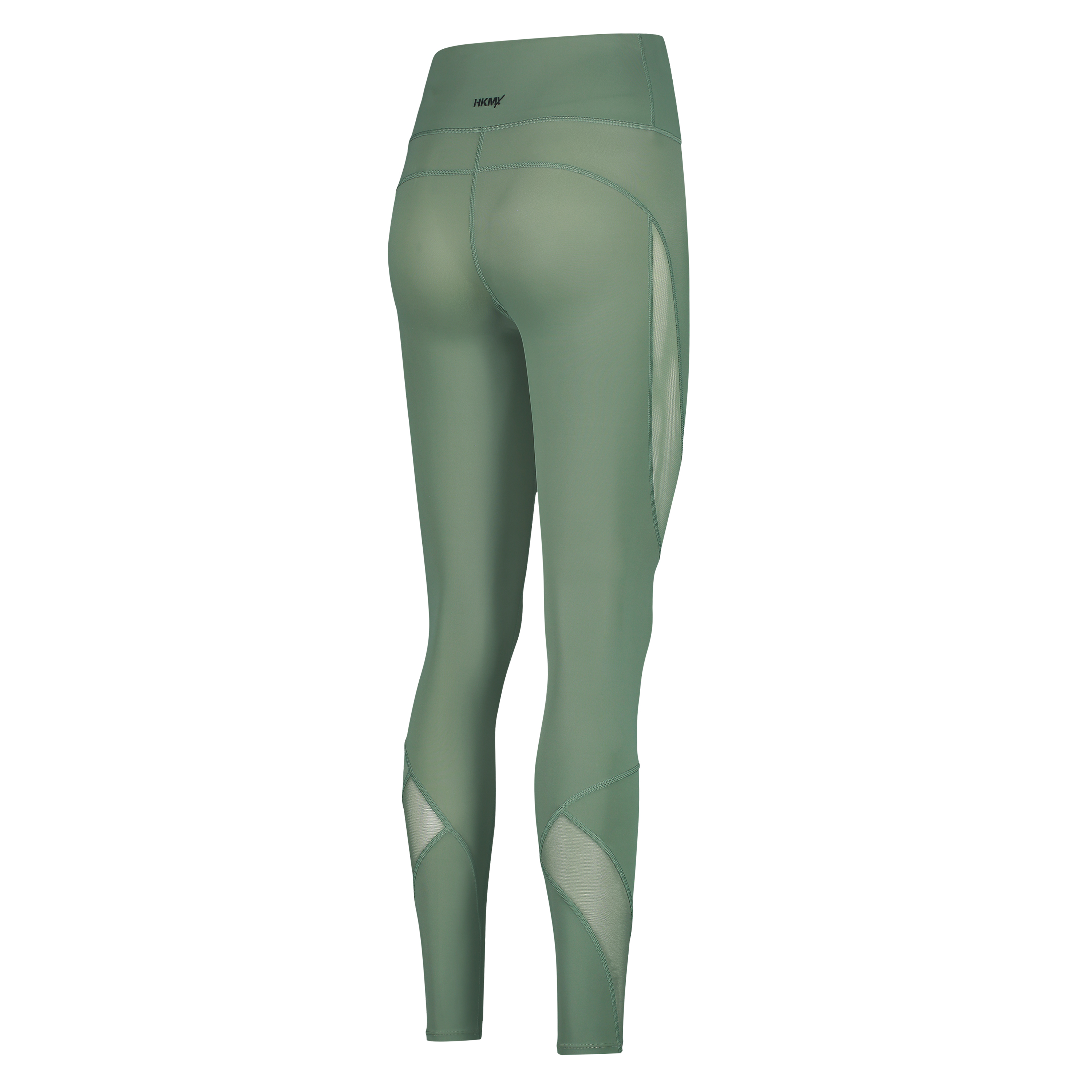 Mallas deportivas de rejilla con cintura alta de nivel 3 de HKMX, Verde, main
