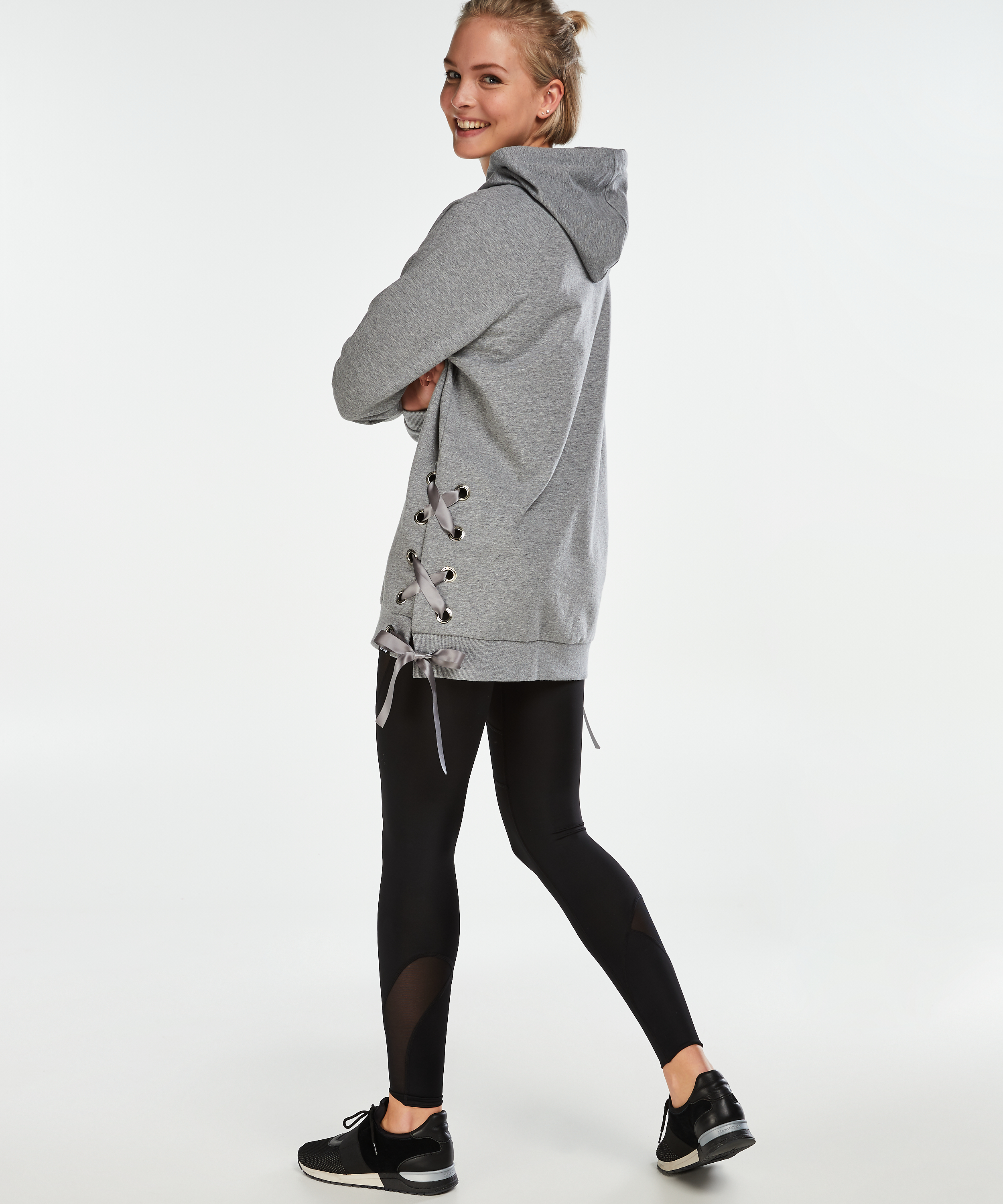 Sudadera acordanada de HKMX, Gris, main