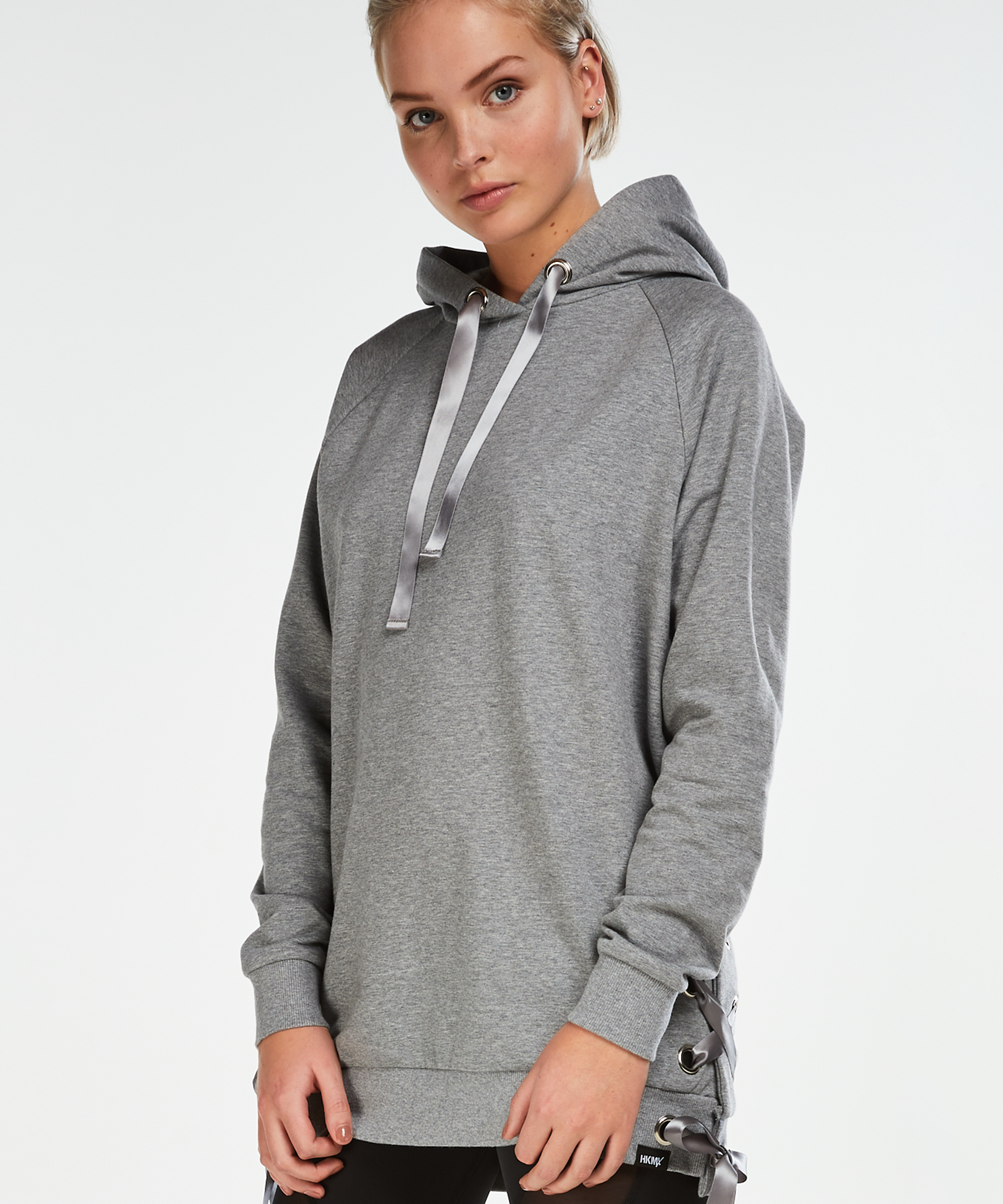 Sudadera acordanada de HKMX, Gris, main