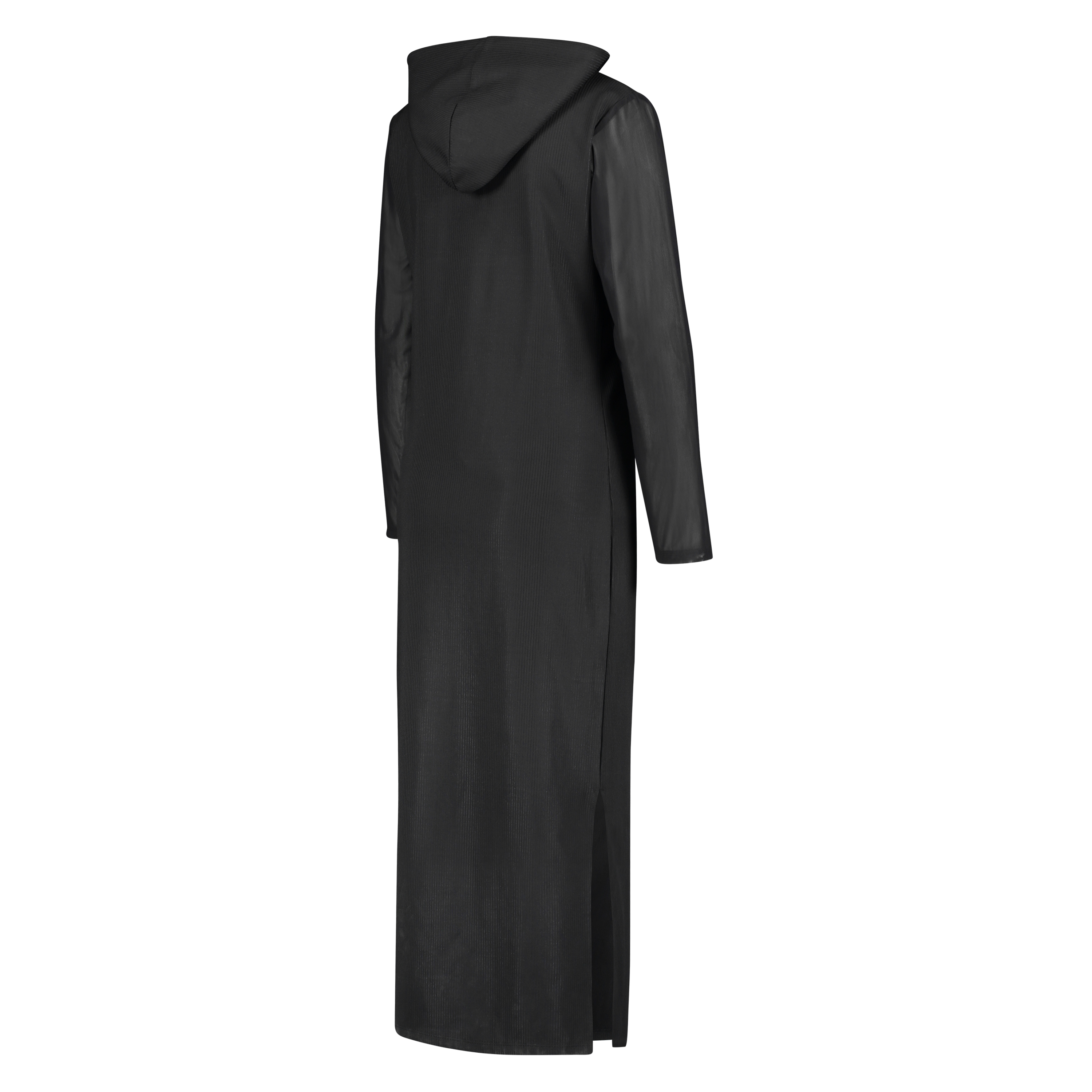 Vestido de rejilla de HKMX, Negro, main